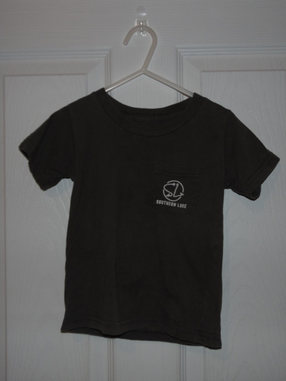 Southern Lure Boys Black Pocket Tee Size 3